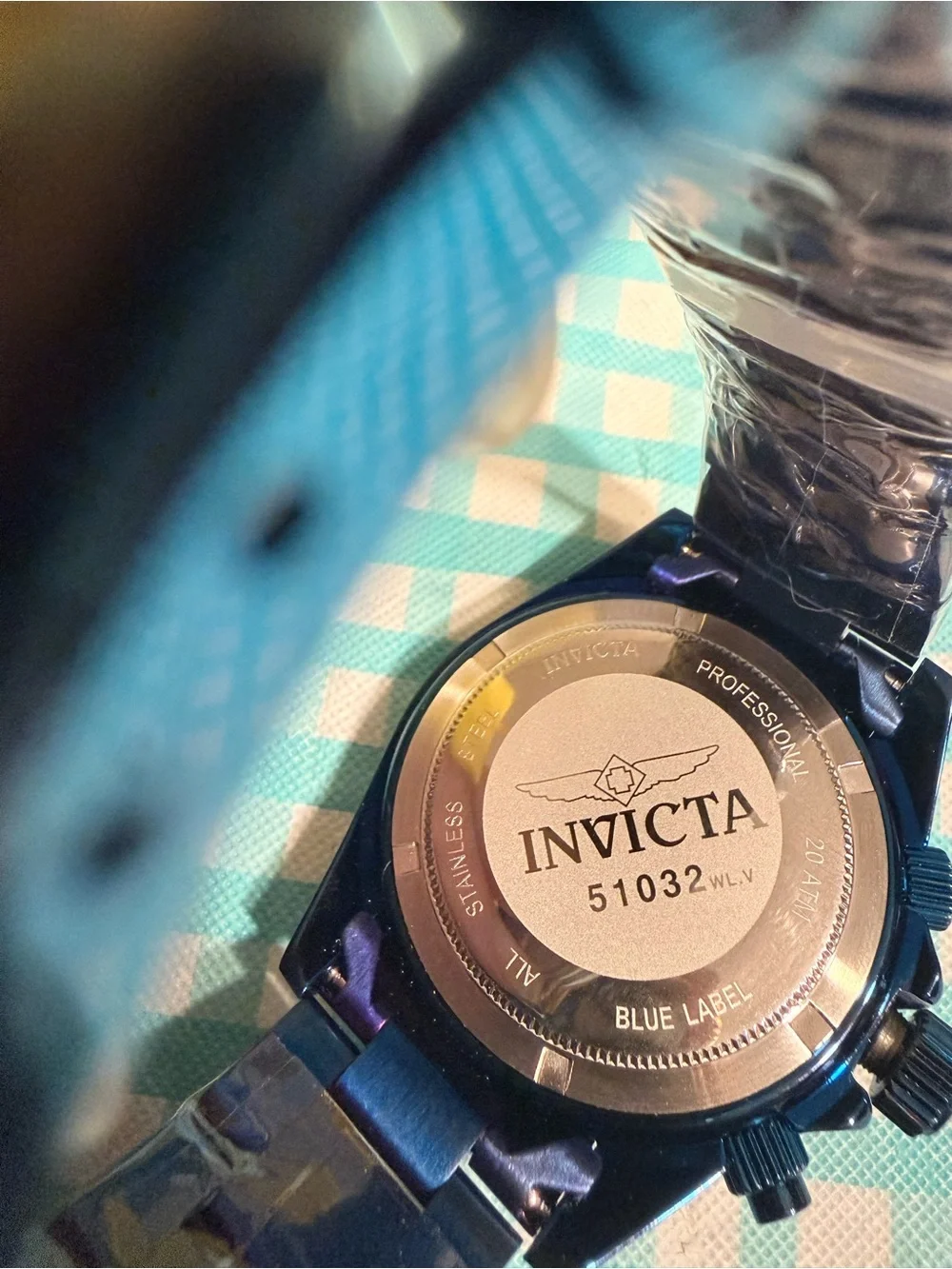Invicta Speedway “Blue Label” Exoprix Men's Watch - 39.5mm, Blue (51032)